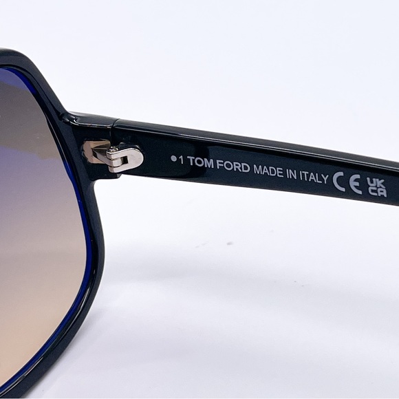NEW TOM FORD DELPHINE-02 TF992 01B WOMEN SQUARE FRAME EYEWEAR TOM FORD FT0992/S main image 2